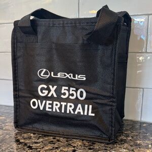Lexus GX 550 Overtrail Insulated Tote Bag – Black Cooler Style Carry Bag
